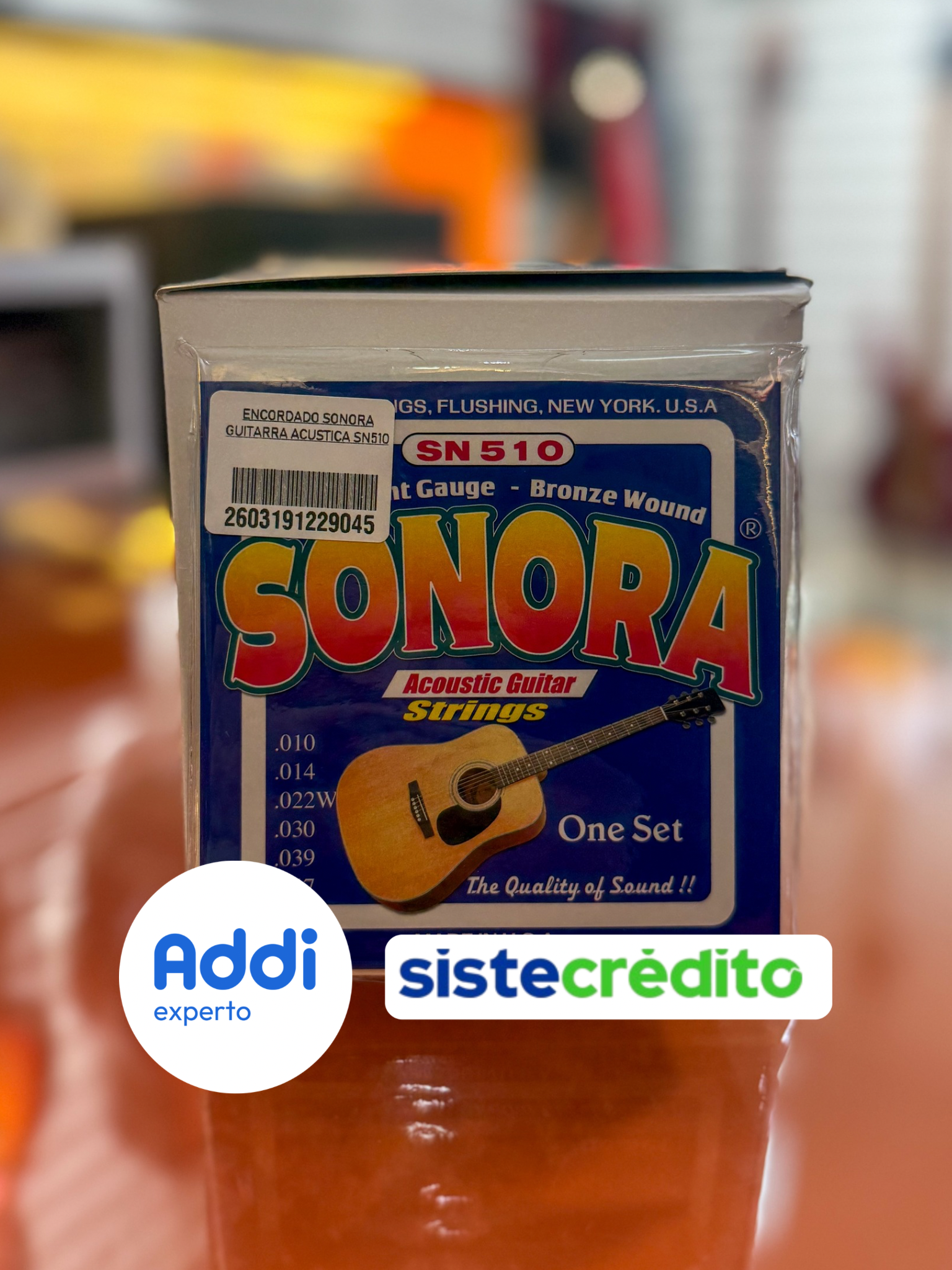 Encordado Sonora SN510 para Guitarra Clásica